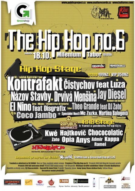 Greenshop The Hip Hop no.6 - 18. 10. 2008!!!  