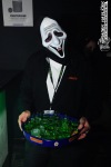Falešnej halloween lidi lákal