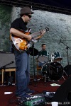 Stivín hrál na třetím Jazzfestu v Bechyni na svou oblíbenou trubku od toalety 