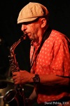 Stivín hrál na třetím Jazzfestu v Bechyni na svou oblíbenou trubku od toalety 