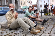 Bohemia Jazz Fest - Prachatice byly také mokré, ale zahřáli lucemburští jazzmeni