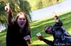 Laskat oslavili narozeniny festivalem, prasetem a dveřmi rumu