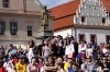 Český tým si z Mistrovství světa v hokeji veze bronz. Takhle se fandilo v Táboře