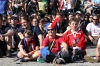 Český tým si z Mistrovství světa v hokeji veze bronz. Takhle se fandilo v Táboře