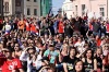Český tým si z Mistrovství světa v hokeji veze bronz. Takhle se fandilo v Táboře