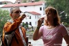 Vína se oblékla do růžové a přinesla léto do táborských lázní