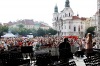 Bohemia Jazz Fest 2011: Blesky rozsvítily Týnský chrám. Muzikanti se jen tak nedali
