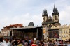 Bohemia Jazz Fest 2011: Blesky rozsvítily Týnský chrám. Muzikanti se jen tak nedali