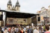Bohemia Jazz Fest 2011: Blesky rozsvítily Týnský chrám. Muzikanti se jen tak nedali