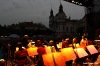 Bohemia Jazz Fest 2011: Blesky rozsvítily Týnský chrám. Muzikanti se jen tak nedali