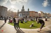 Piknik na budějovickém náměstí? Proč ne! A pěkně s architekturou