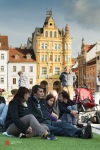 Piknik na budějovickém náměstí? Proč ne! A pěkně s architekturou