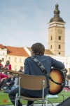 Piknik na budějovickém náměstí? Proč ne! A pěkně s architekturou