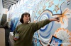 Sprejery zatýkala policie. Podchod nádraží v Plané nad Lužnicí ozdobily graffiti