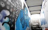 Sprejery zatýkala policie. Podchod nádraží v Plané nad Lužnicí ozdobily graffiti