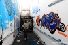 Sprejery zatýkala policie. Podchod nádraží v Plané nad Lužnicí ozdobily graffiti
