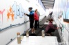 Sprejery zatýkala policie. Podchod nádraží v Plané nad Lužnicí ozdobily graffiti