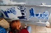 Sprejery zatýkala policie. Podchod nádraží v Plané nad Lužnicí ozdobily graffiti