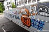Sprejery zatýkala policie. Podchod nádraží v Plané nad Lužnicí ozdobily graffiti