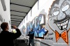 Sprejery zatýkala policie. Podchod nádraží v Plané nad Lužnicí ozdobily graffiti