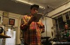 Slam poetry v Dílně vyhrál Sláďa s básněmi pro Evu. Odnesl si sošku a pusu