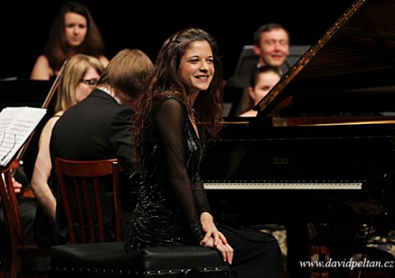 Pianistka Irene Veneziano v Táboře excelovala. Posluchače zvedla z křesel
