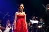 Aneta Langerová vystoupila s Jihočeskou komorní filharmonií. Zpíval celý pavilon