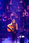 Aneta Langerová vystoupila s Jihočeskou komorní filharmonií. Zpíval celý pavilon