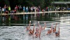 Sezimovo Ústí slavilo nové koupaliště s biotopem. Blýskly se Stars i akvabely