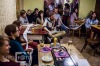 Romantika veršů, hudba i bláznivé masky. Takový byl sedmý Literární večer
