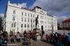 Zrekonstruované náměstí v Táboře má svou knihobudku. Hned se v ní zabydlely knihy