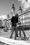 Velikonoční hrkání - Víťa Marčík působivě oživuje tradici v Českých Budějovicích