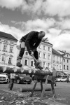 Velikonoční hrkání - Víťa Marčík působivě oživuje tradici v Českých Budějovicích