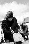 Velikonoční hrkání - Víťa Marčík působivě oživuje tradici v Českých Budějovicích