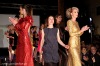 Módní přehlídce oděvů Hany Zelenkové dominovaly kovové látky i barevnost