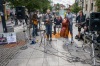 Buskers Fest v Českých Budějovicích. Pouliční umělci byli všude