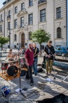 Buskers Fest v Českých Budějovicích. Pouliční umělci byli všude