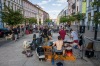 Buskers Fest v Českých Budějovicích. Pouliční umělci byli všude