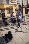Buskers Fest v Českých Budějovicích. Pouliční umělci byli všude