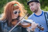 Buskers Fest v Českých Budějovicích. Pouliční umělci byli všude