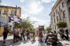 Buskers Fest v Českých Budějovicích. Pouliční umělci byli všude