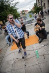 Buskers Fest v Českých Budějovicích. Pouliční umělci byli všude