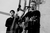 Oscarový Glen Hansard zazpíval s technikem i houslistou. Přidával nesčetněkrát