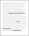 Nejlepší české básně 2015 dali dohromady Petr Borkovec a Tomáš Gabriel 