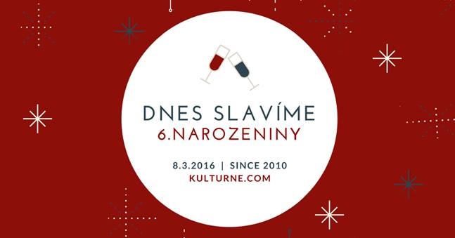 Slavíme narozeniny. Děkujeme!