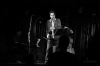 Saxofonista Ian Ritchie zahrál v budějovickém Café klubu Slavie. Užíval si to