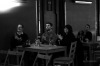 Saxofonista Ian Ritchie zahrál v budějovickém Café klubu Slavie. Užíval si to