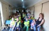Do vlaku vtěsnali kino, hernu i výstavní síň. A zastavili na táborském nádraží