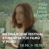 Na MFSF v Písku se přihlásilo téměř 400 filmů z 56 zemí světa. Projekce jsou zdarma