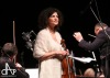 Iva Bittová s Jihočeskou filharmonií excelovala. Táborské publikum jí vestoje zazpívalo 